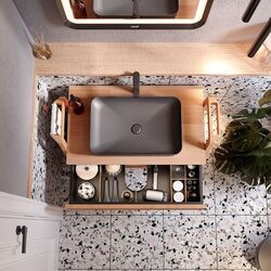 Умывальник Creavit Ultra UL060.60000 (Anthracite Matt) Thumb