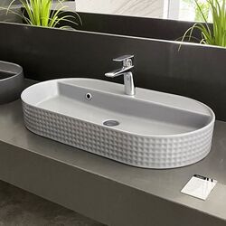 Lavoar pe blat Creo Art Vannity HDA076B (Grey) Thumb