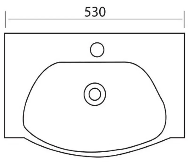 Умывальник Easil Roberto CAB4001-50 (White)