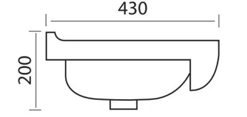 Умывальник Easil Roberto CAB4001-60 (White)