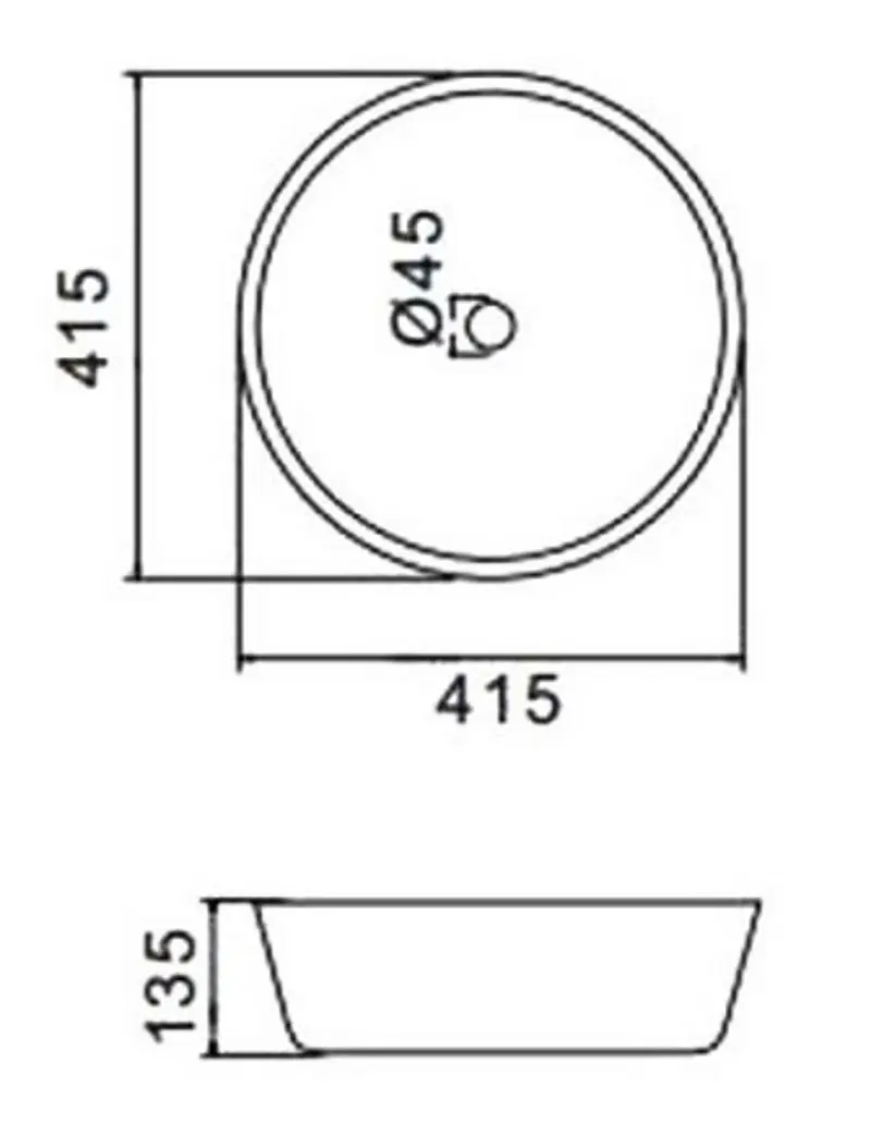 Умывальник Gappo GT105 (White)