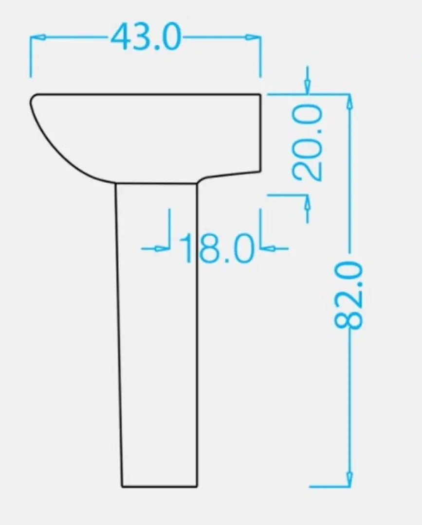 Умывальник с пьедесталом Gravena Magic MGE11a (White) - 2