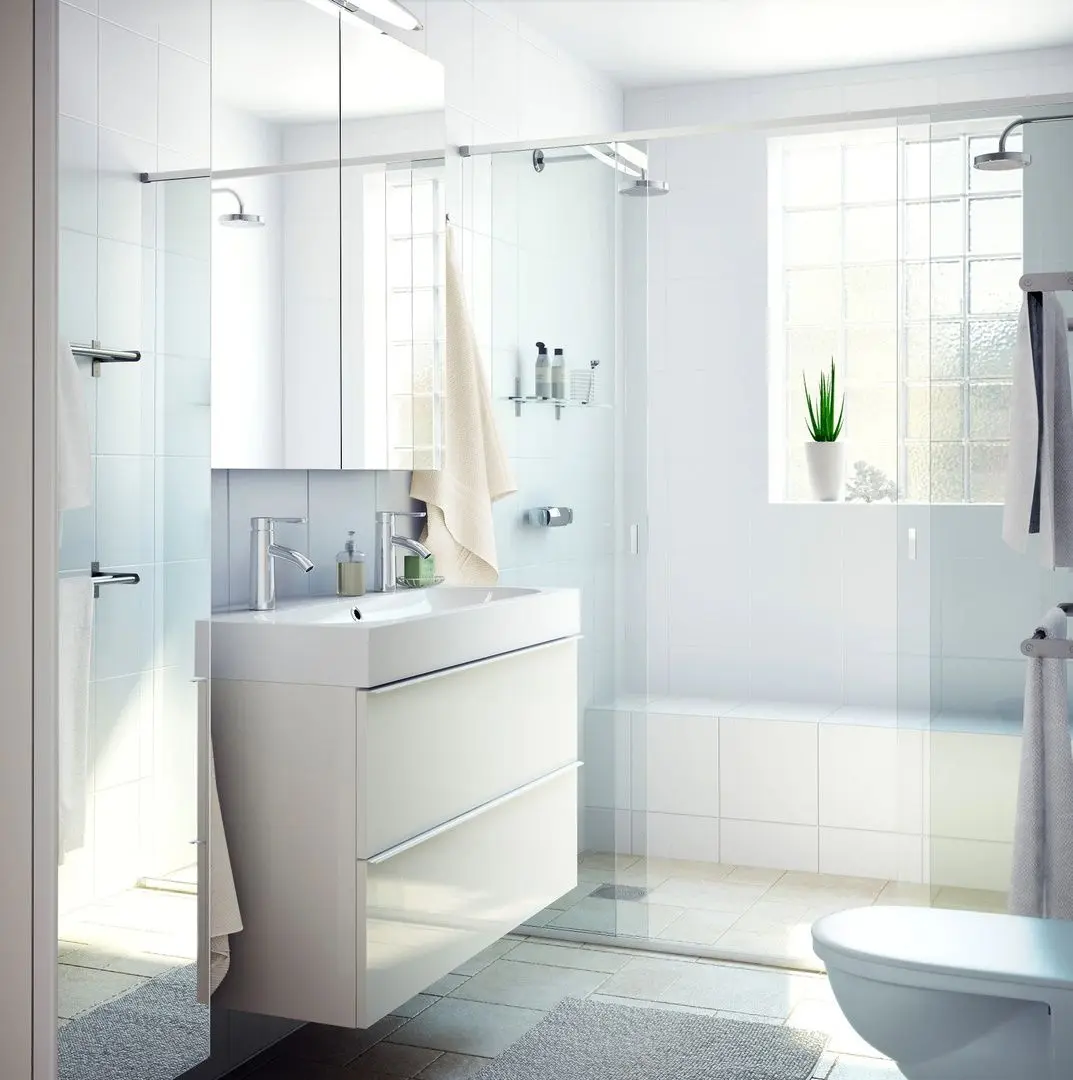 Умывальник Ikea Braviken 100x48x10 (White) - 3