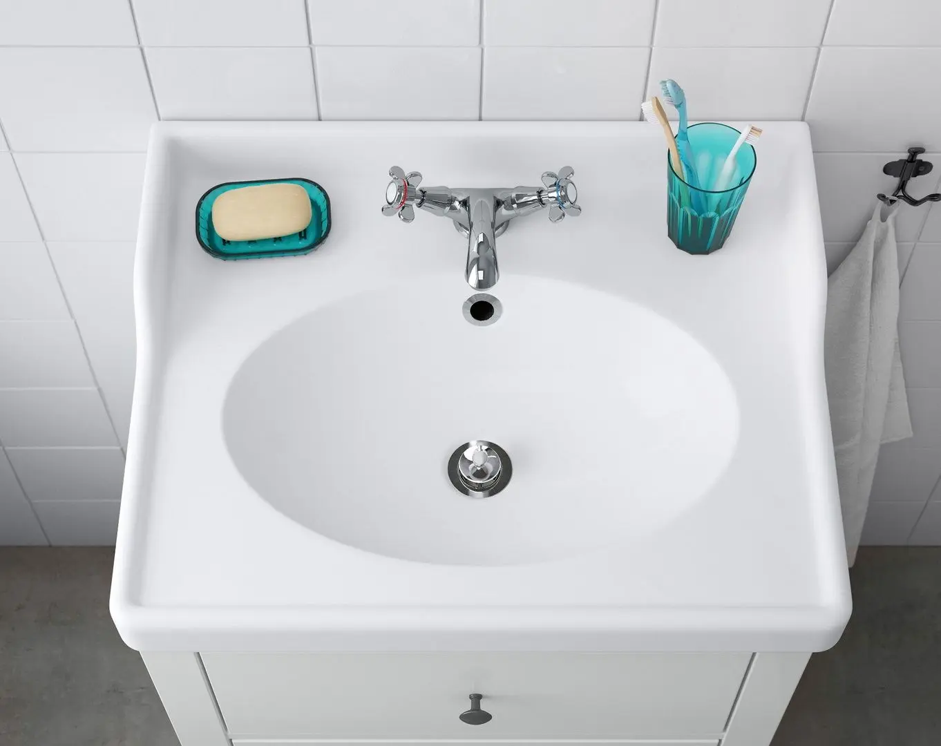 Умывальник Ikea Rattviken 62x49x6 (White) - 2