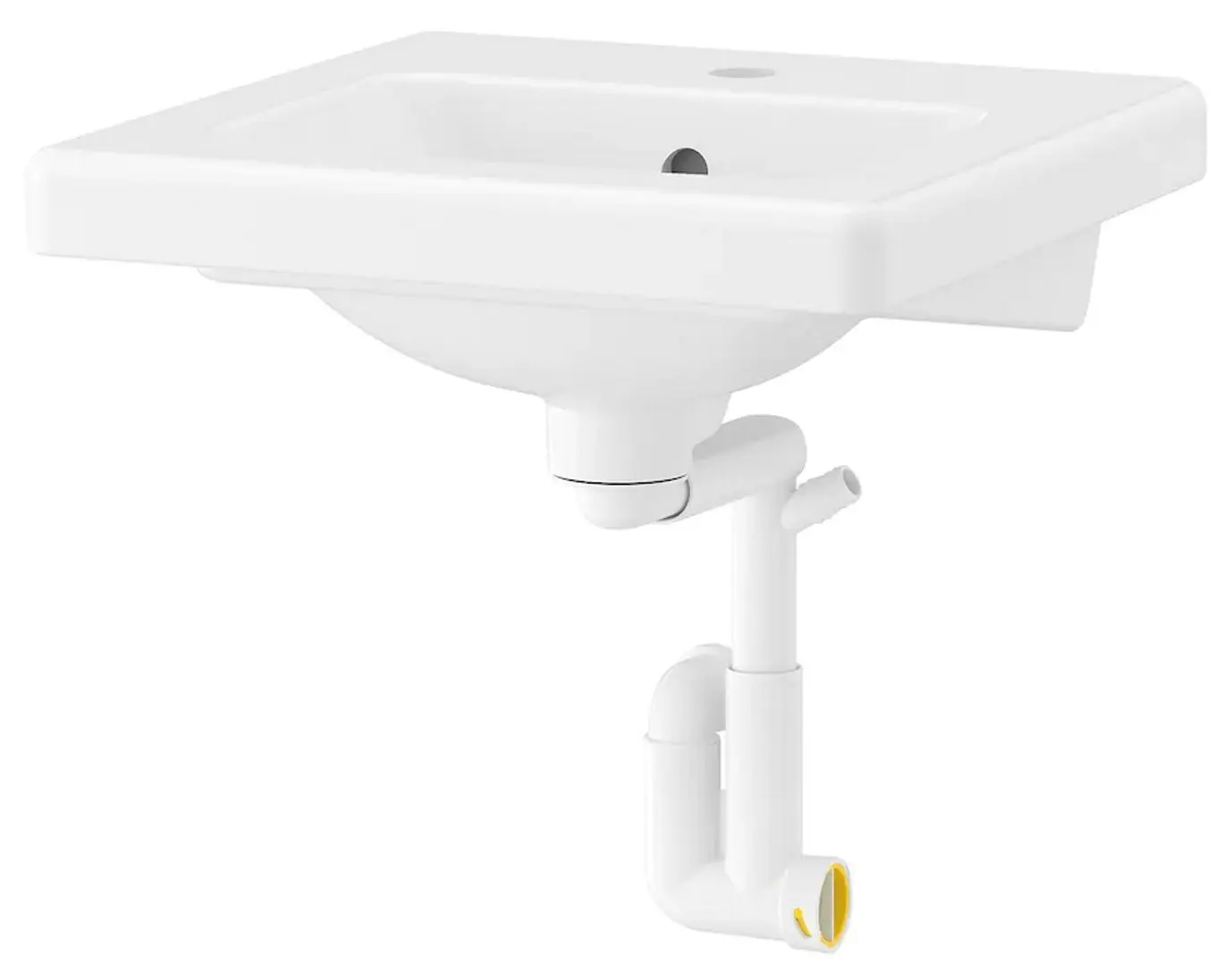 Lavoar Ikea Tvallen cu sifon 44x43 (Alb)