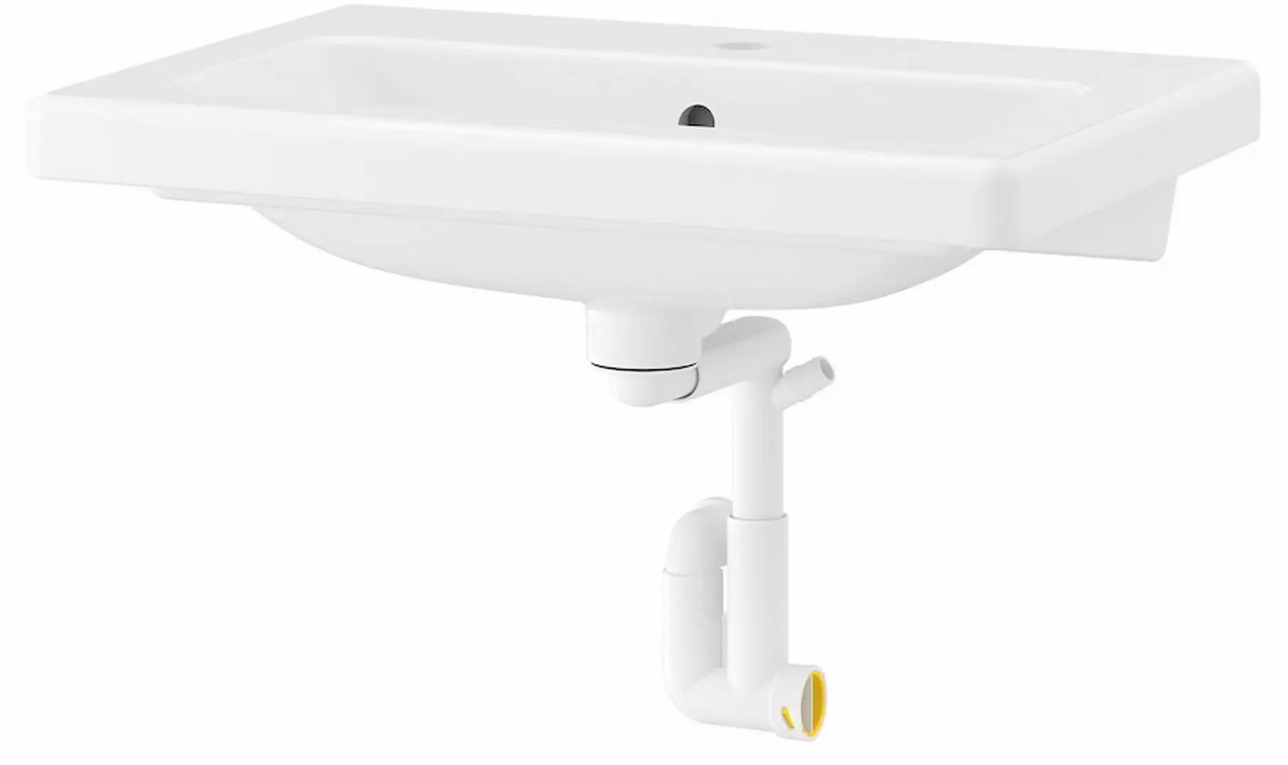 Lavoar Ikea Tvallen cu sifon 64x43 (Alb)