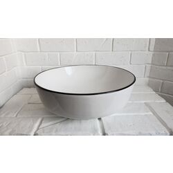 Умывальник Imprese Black Edge i11094 (White/Black) Thumb