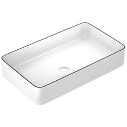 Умывальник Imprese Black Edge i11099 (White/Black)