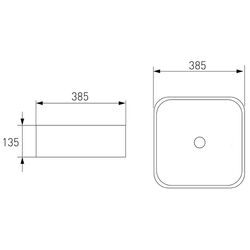 Умывальник Imprese i11046 (White) Thumb