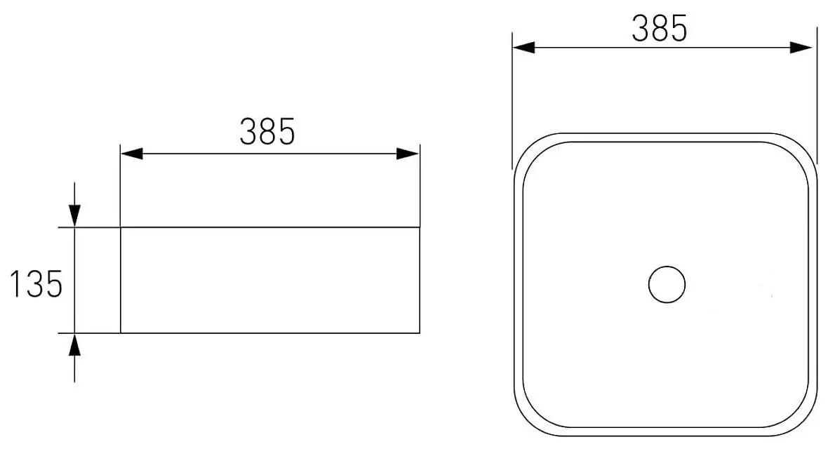 Умывальник Imprese i11046 (White) - 3