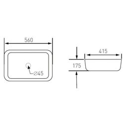 Умывальник Imprese i11056 (White) Thumb