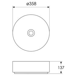 Умывальник Imprese i11102 (White) Thumb