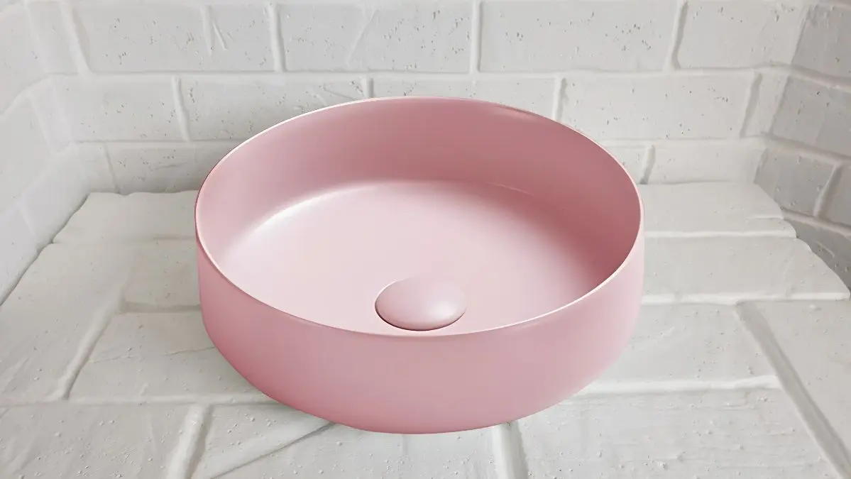 Умывальник Imprese i11102MP (Matte Pink) - 2