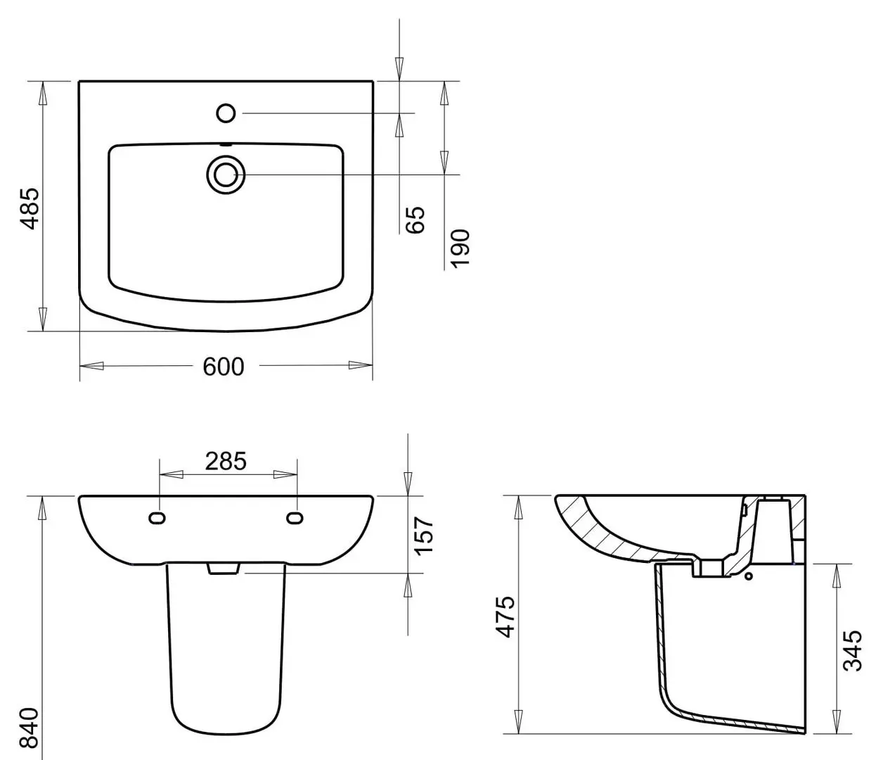 Lavoar Imprese Loreta i11029 (White) - 3