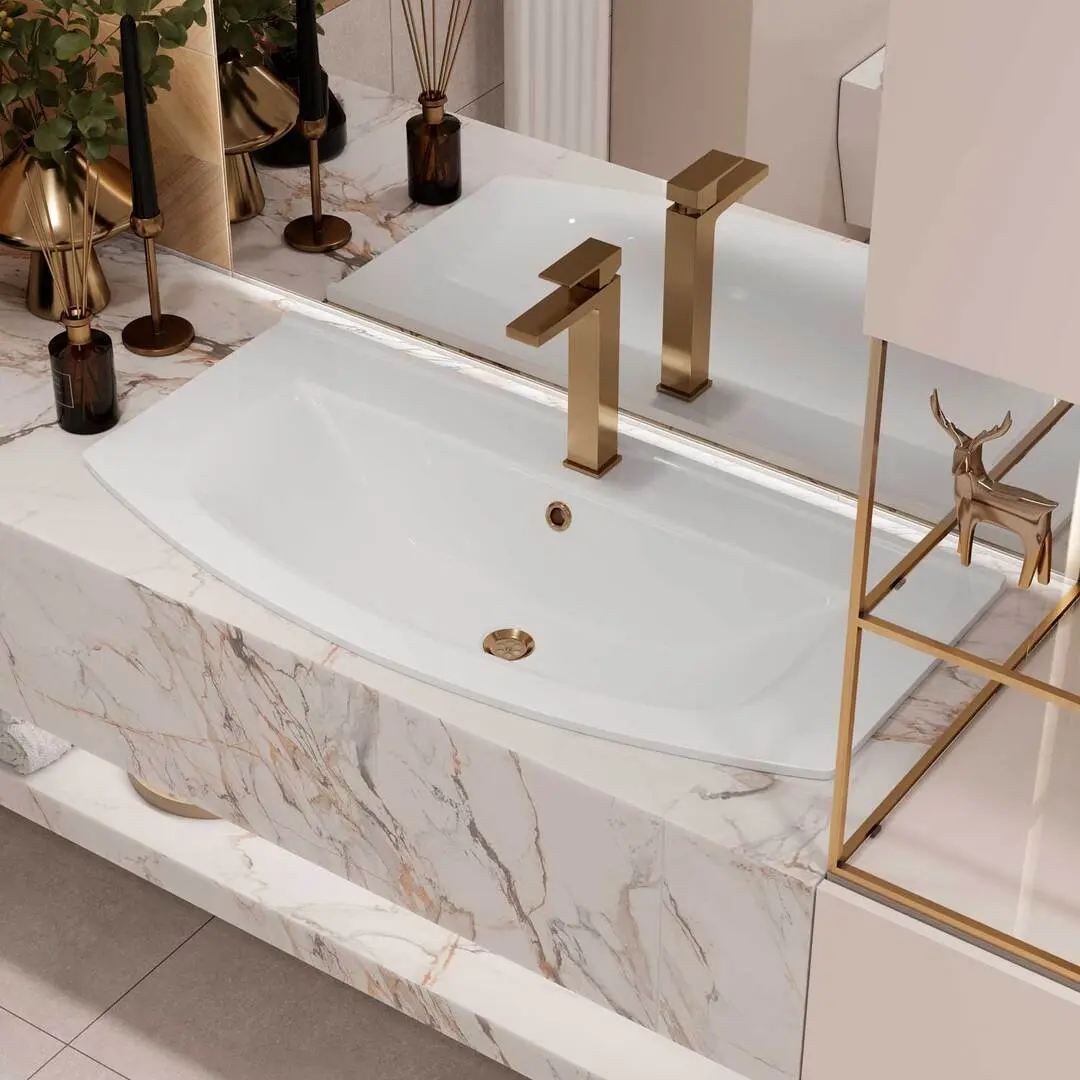 Умывальник Керамин Бари 120 (Белый) - 4