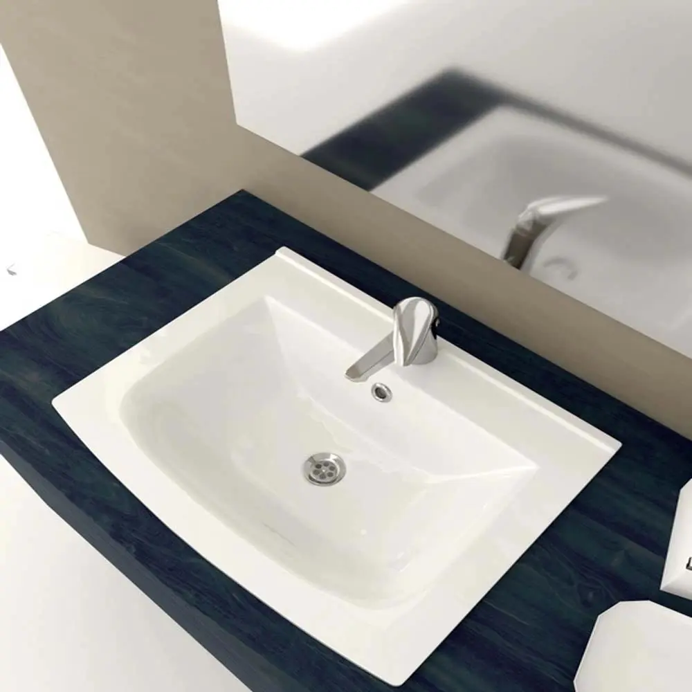 Умывальник Керамин Бари 50 (Белый) - 4