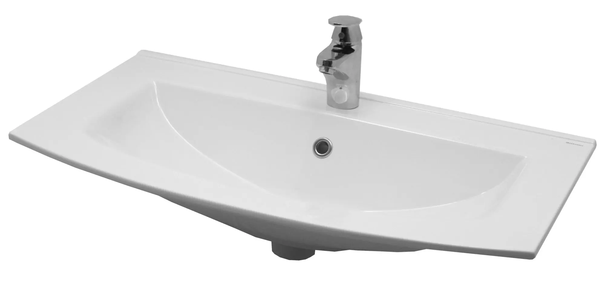 Умывальник Керамин Бари 80 (Белый) - 2