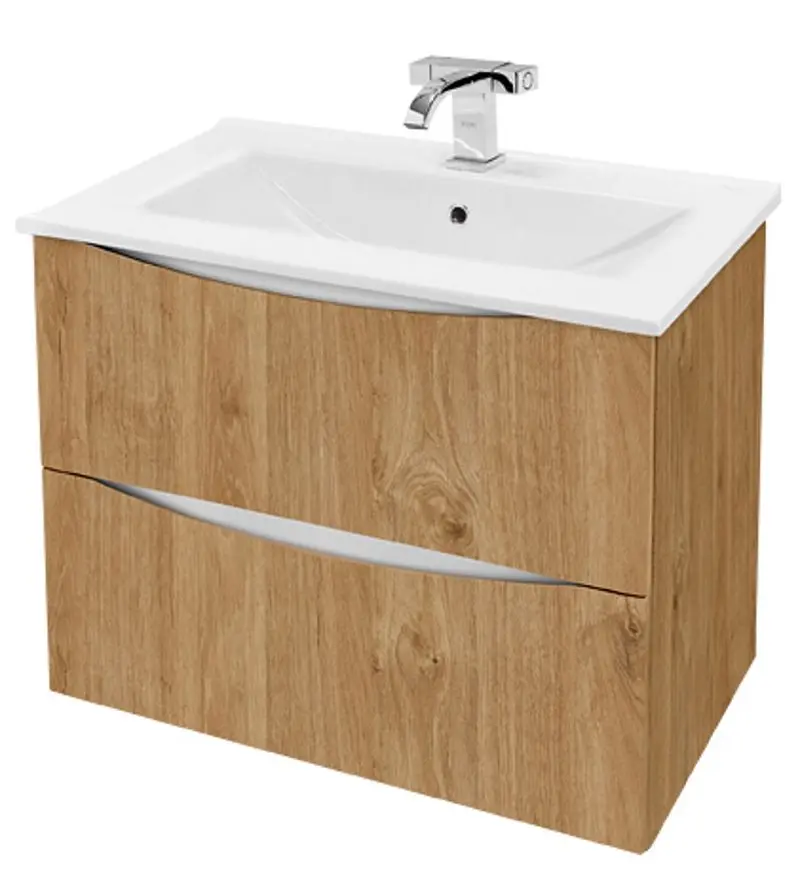 Умывальник Керамин Бергамо 60 (Белый) - 5