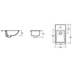 Lavoar Керамин Bergamo Nova 40 (White) Thumb
