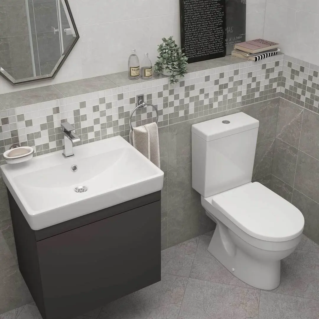 Умывальник Керамин Бергамо Нова 70 (Белый) - 4