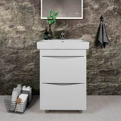 Умывальник Керамин Бергамо Нова 70 (Белый) Thumb