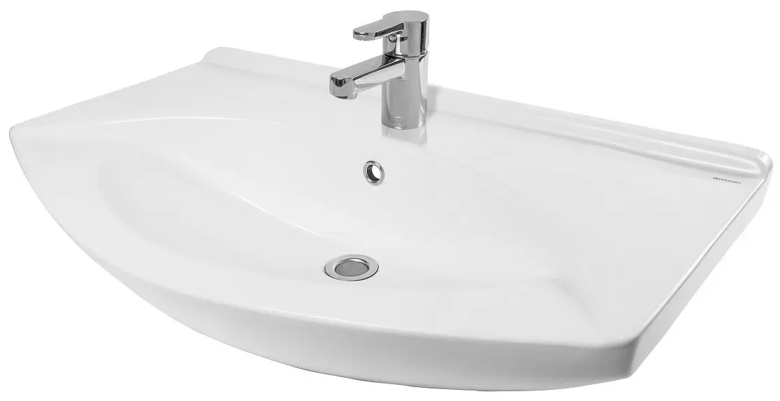 Умывальник Керамин Чезаро 80 (Белый) - 4