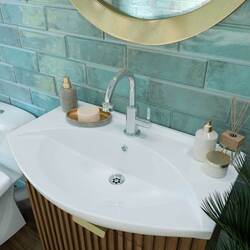 Умывальник Керамин Чезаро 80 (Белый) Thumb