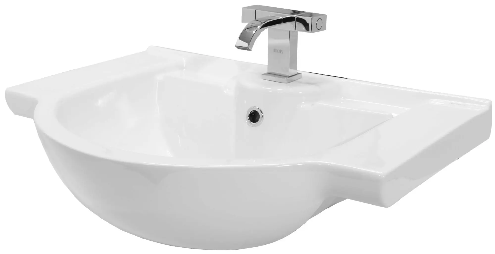 Умывальник Керамин Квадро 70 (Белый) - 2