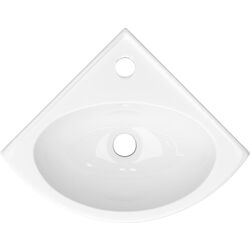 Умывальник Керамин Лаго угловой 45 (Белый) Thumb