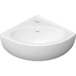 Умывальник Керамин Лаго угловой 45 (Белый)