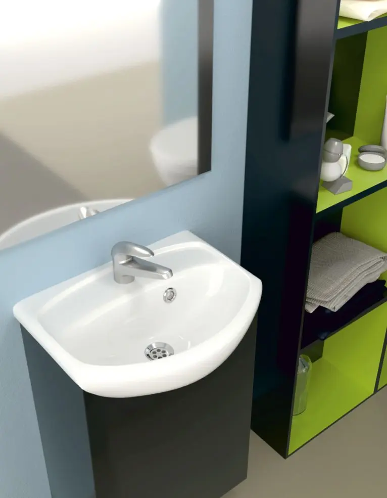 Умывальник Керамин Лидер-N 45 (Белый) - 4