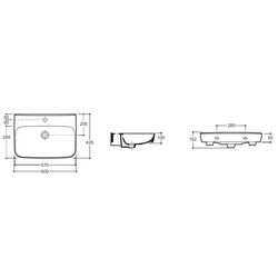 Lavoar Керамин Skandi 60 (White) Thumb