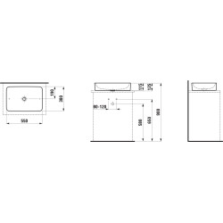 Умывальник Laufen Pro S 55x38 (White) Thumb