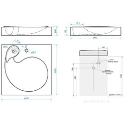Умывальник Marrbaxx Лилия V60D1 (Signal White) Thumb