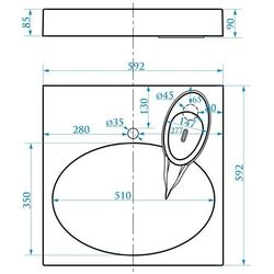 Умывальник Marrbaxx Мэйси V5Q2 (Beige) Thumb