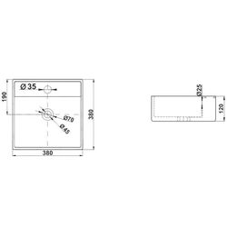 Умывальник Melana MLN-7063D Thumb