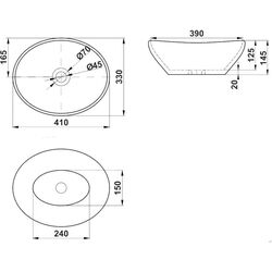 Умывальник Melana MLN-7138 Thumb