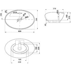Умывальник Melana MLN-7167 Thumb
