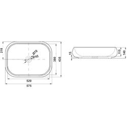 Умывальник Melana MLN-78102 Thumb