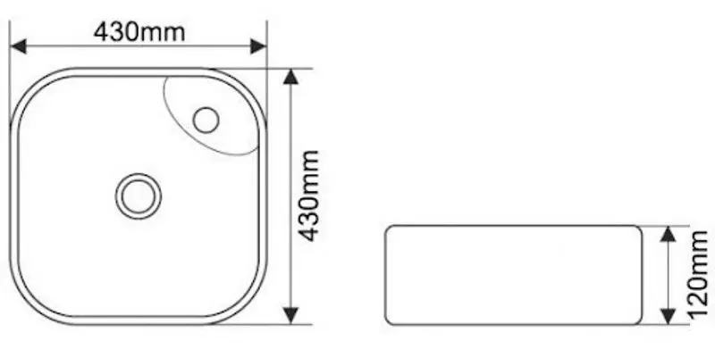 Умывальник Melana MLN-78112 - 4
