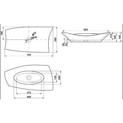 Умывальник Melana MLN-78121 Thumb