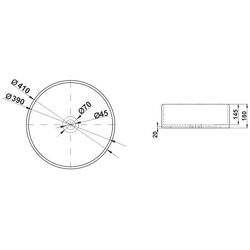 Умывальник Melana MLN-78420 Thumb