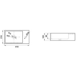 Умывальник Melana MLN-9048DL (White) Thumb