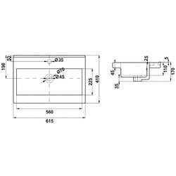 Умывальник Melana MLN-S60 Х (9393) Thumb