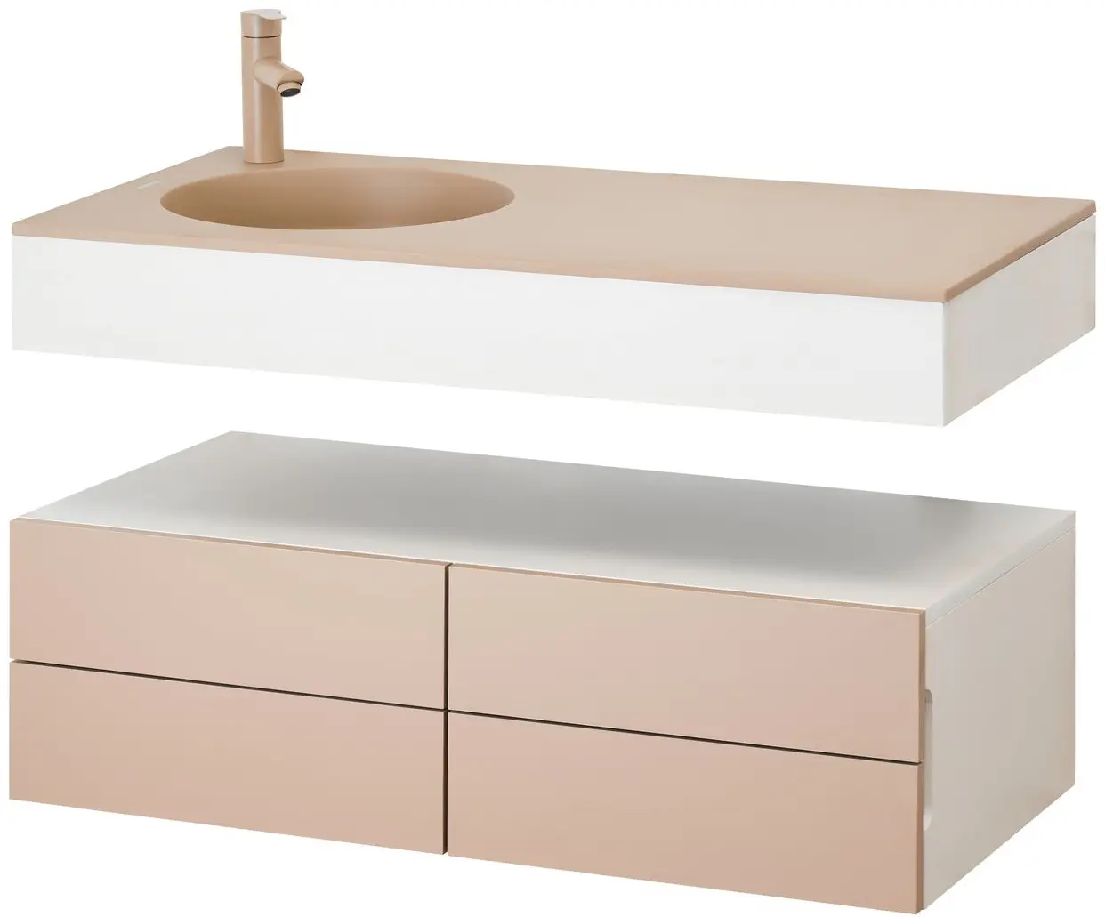 Lavoar Montebella 1000x500 cu baterie/cuva 420 U L/R Jaguar