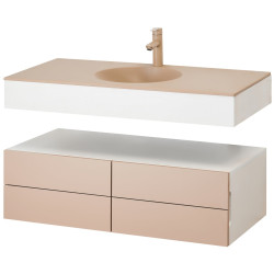 Умывальник Montebella 1000x500 со смесителем/чашей 420 V C Jaguar Thumb