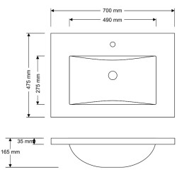 Lavoar Montebella 700х480 cu baterie Panda Thumb