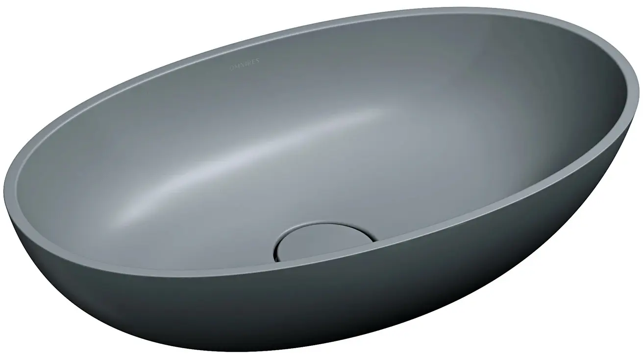 Умывальник Omnires Shell M+ (Matt Ash Grey) - 2