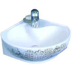 Умывальник Оскольская керамика Радуга Декор (White)