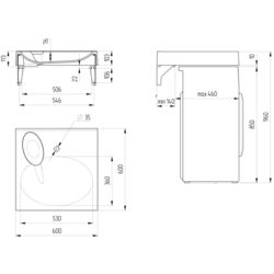 Lavoar Paola Liguria 600 (White) Thumb